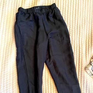 Gudrun Sjoden Women size Small Black Linen Pants